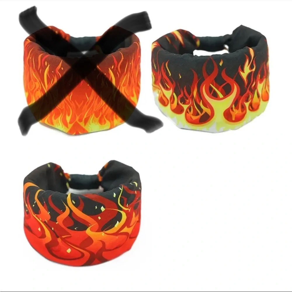 🔥Headbands with flames